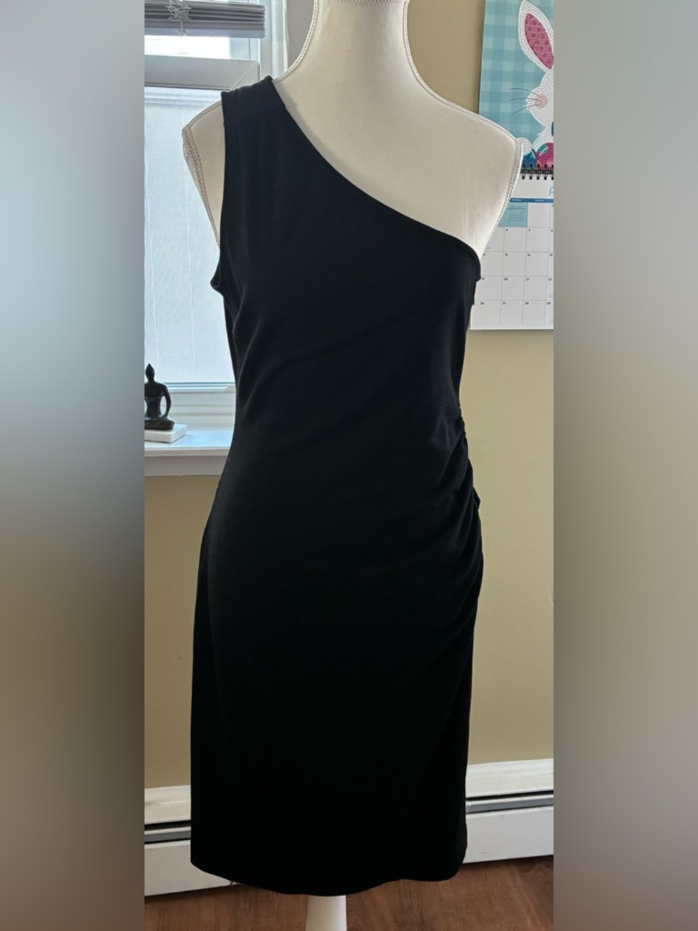 Banana Republic Black One-Shoulder Dress